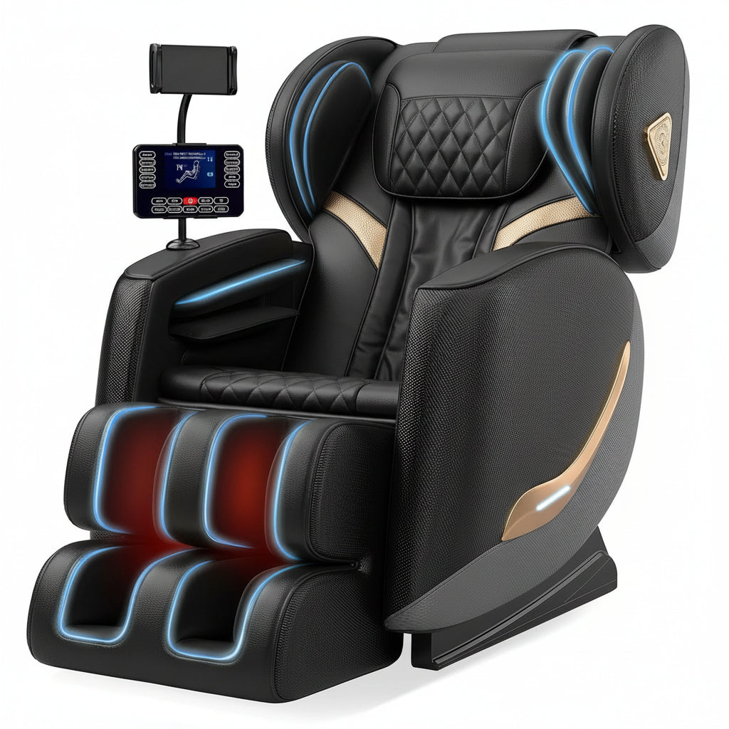 2026 Massage Chair Full Body, Zero Gravity Massage Chair Recliner - Upgraded 10-Point Roller, Heating, Airbags, Foot Roller, Shiatsu Full Body Massage Chairs, Gift for Parent